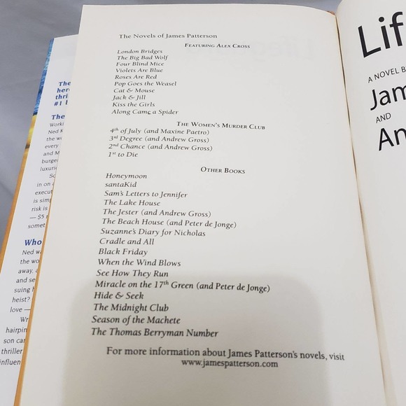 Lifeguard James Patterson Hardcover Andrew Gross Pre-Owned - VERY GOOD - Picture 10 of 11